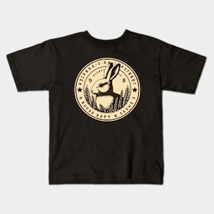 Vintage Rabbit Stamp Kids T-Shirt